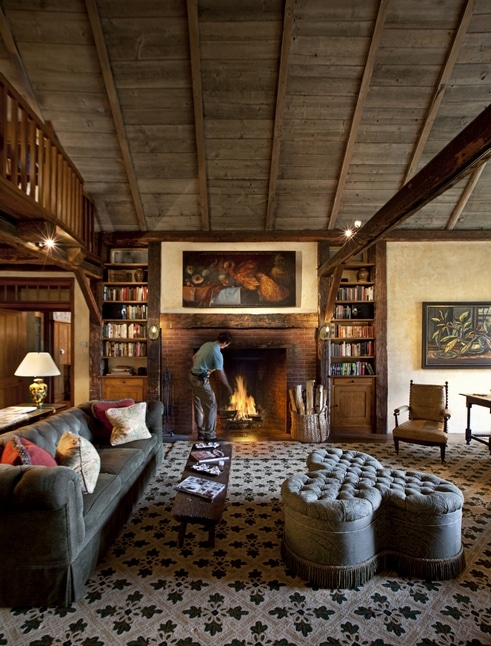 fireplace living room