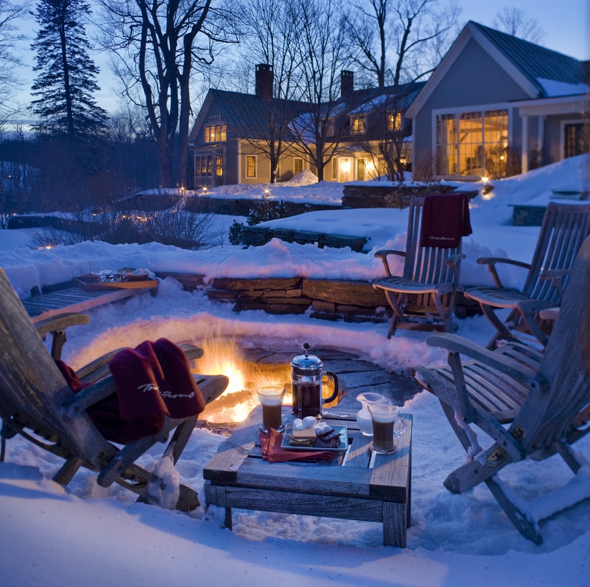 firepit winter