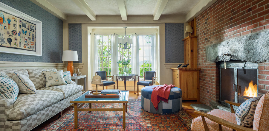 lilac living room wide