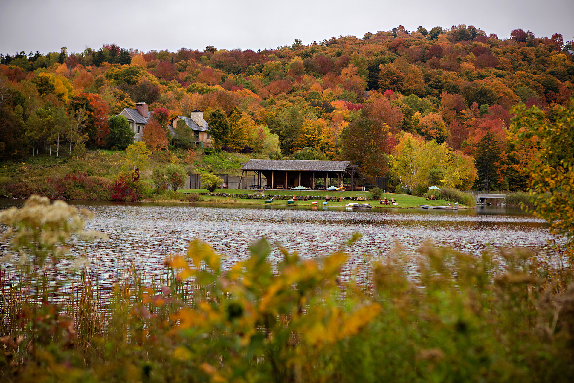 twin farms in fall
